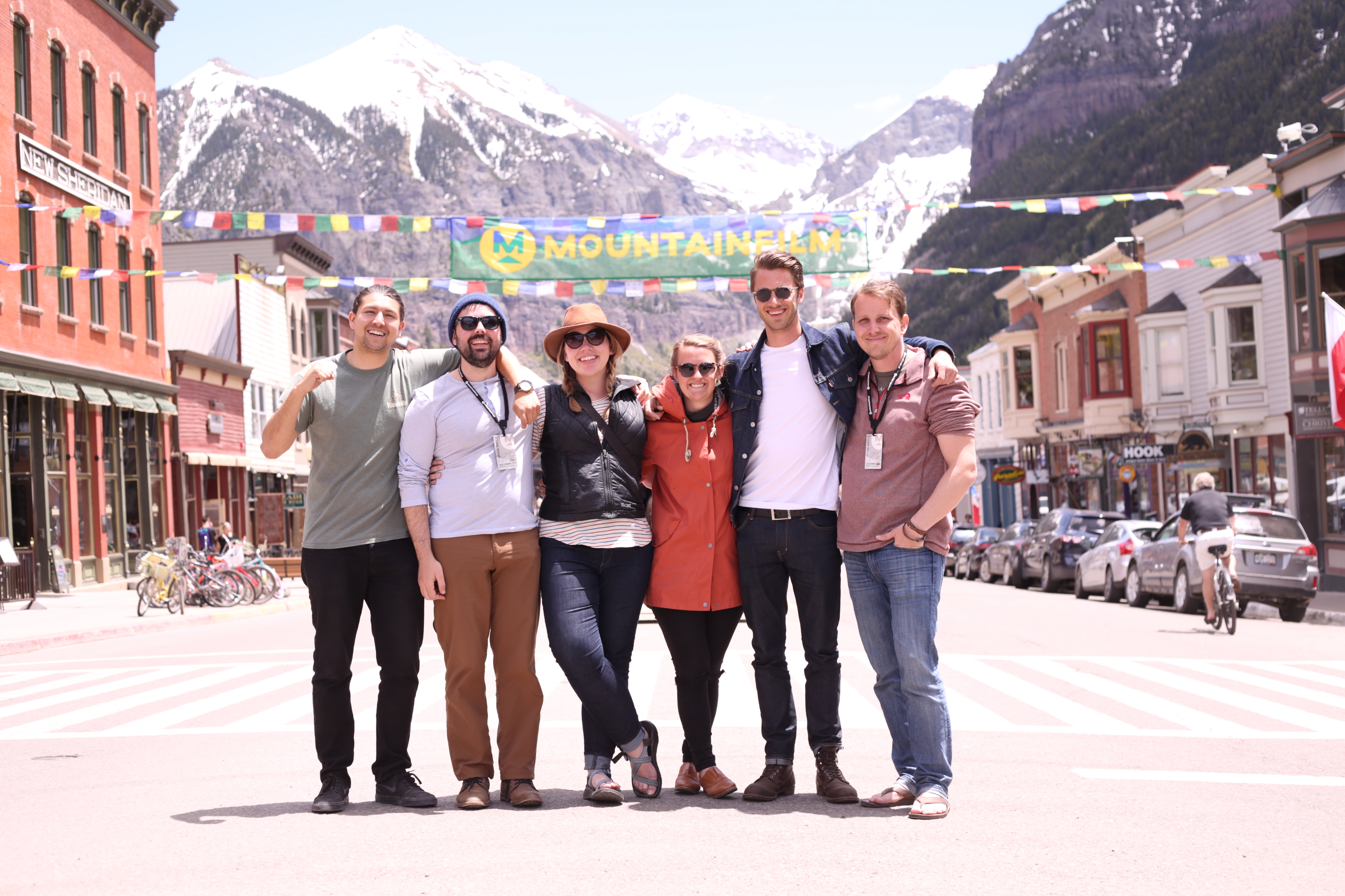 Tyler Dunning with the Mountainfilm crew