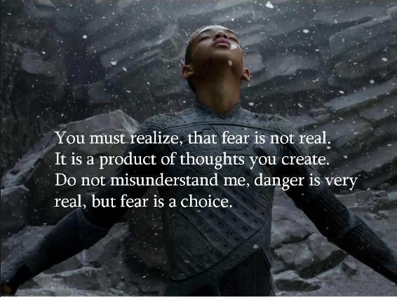 Quote from After Earth